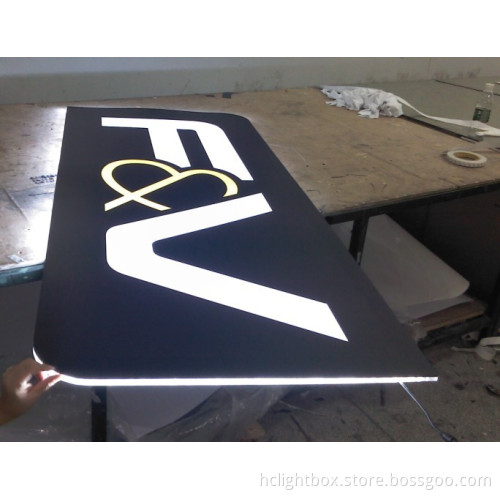 Custom Shaped Light Box Display (1130)